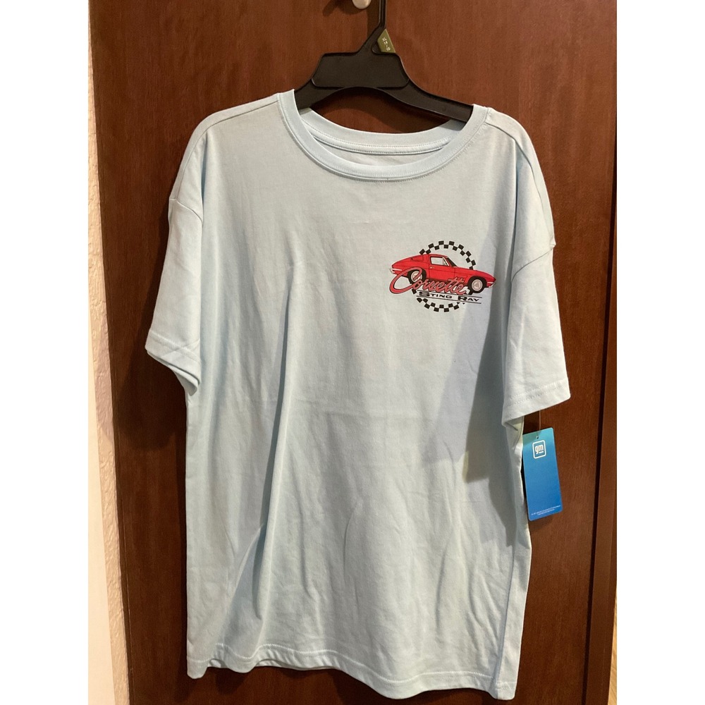 Corvette Boys Fashion Retro Tee with Short Sleeves, Size 14/16  / G-022